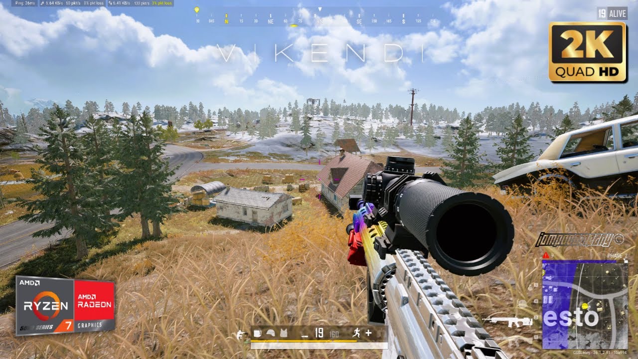 PUBG PC : BATTLEGROUNDS 2025 | AMD Ryzen 7 5700X3D | RX 6700 XT | Ram DDR4 32GB 3600Mhz (OC) | 2K