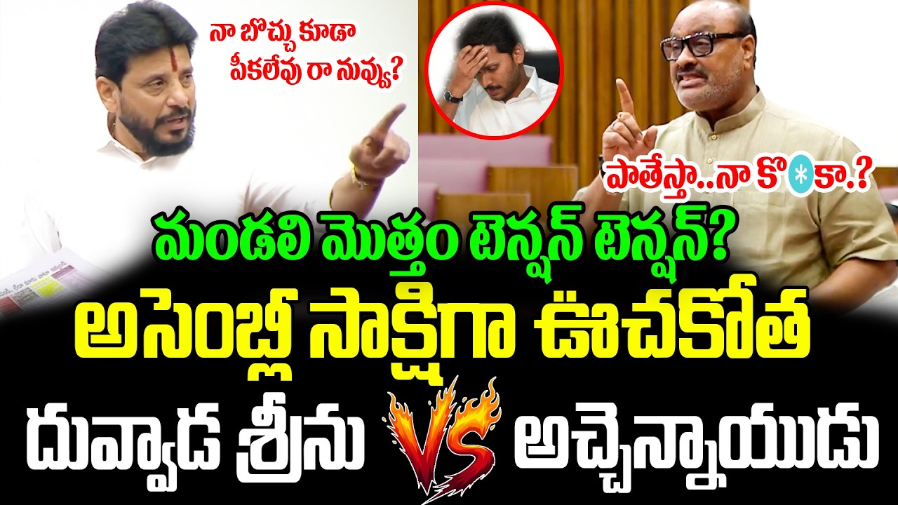 అరుపులతో మండలి మొత్తం టెన్షన్ టెన్షన్? Duvvada Srinivas VS Minister Atchannaidu ISM Telugu