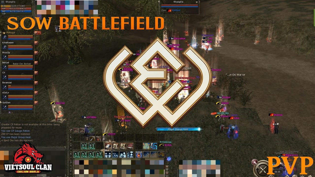 ExiliumWorld | BATTLEFIELD - SOW PVP | VietSoul⚔️🔥