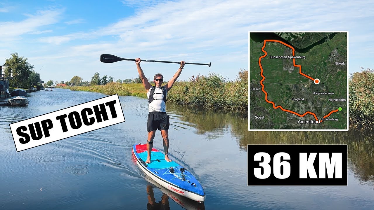 SUPpen als een Pro: 36KM Solo Avontuur