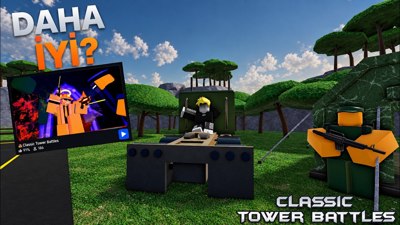 tower battles ama &Ccedil;OK DAHA İYİ ! | Roblox Classic Tower Battles
