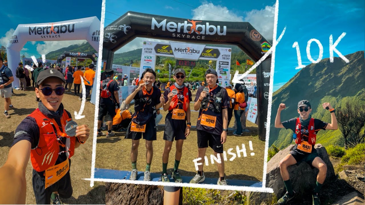 Naik Turun Gunung Cuman 4 Jam, 10K Pertamaku di Merbabu Sky Race 2025