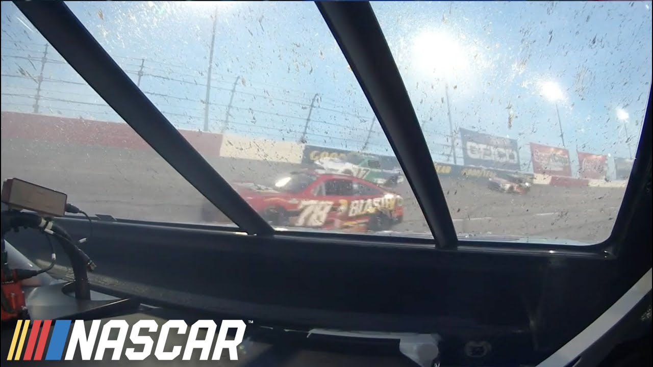 Watch Chase Elliott's in-car camera as he spins/wrecks out at Darlington