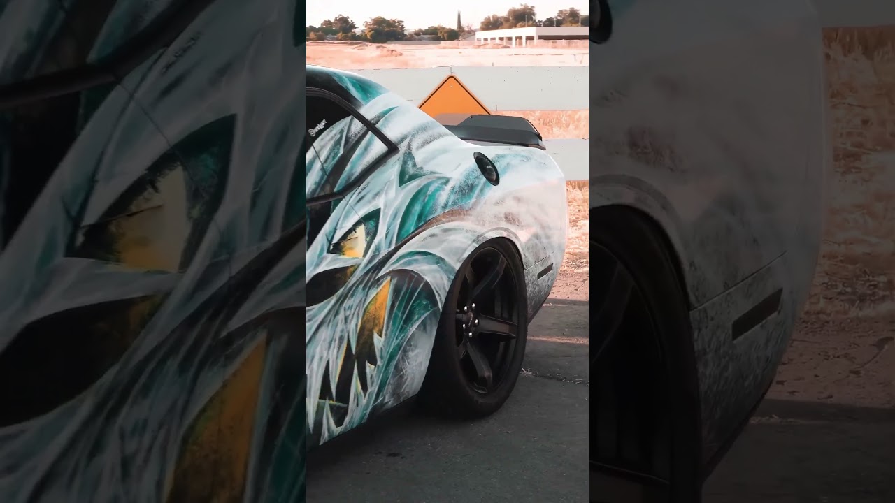 Dodge Challenger Hellcat Edit | Hellcat Edit #dodge #shorts