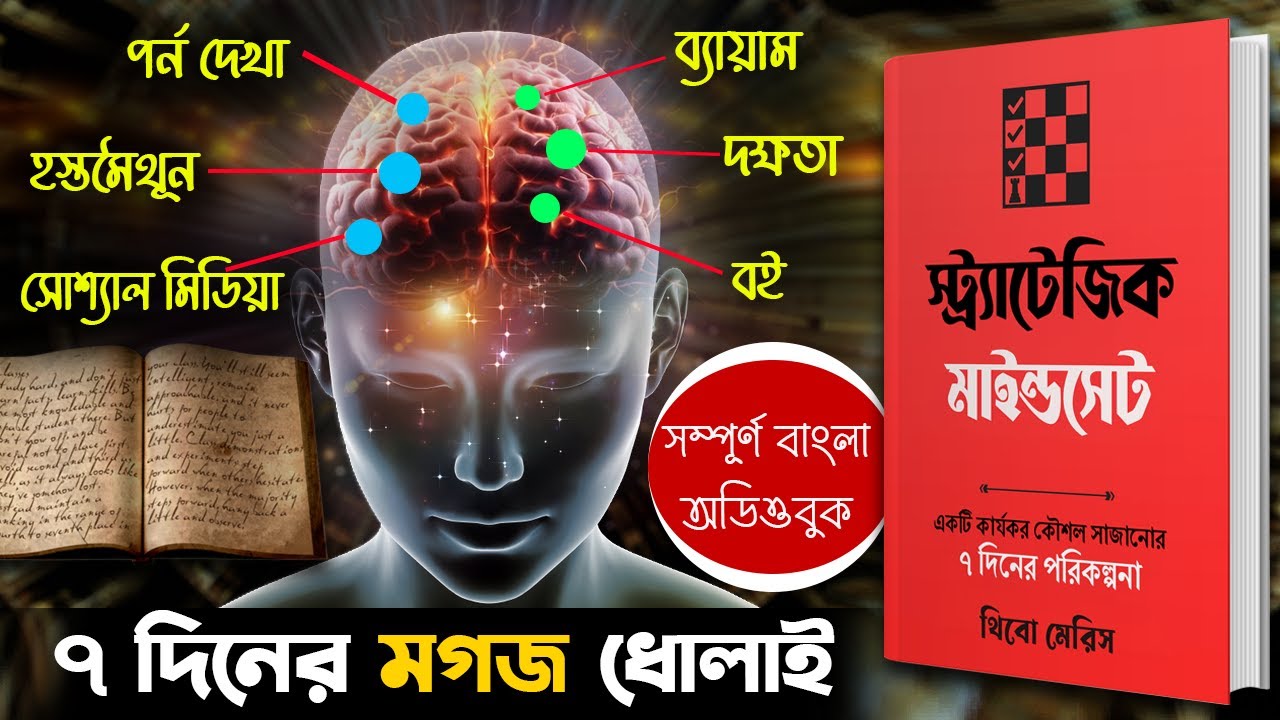 ৭ দিন ব্রেইনের ধোলাই | 7 Days Challenge !  Get Strategic Mindset Full Bangla Audiobook Summary