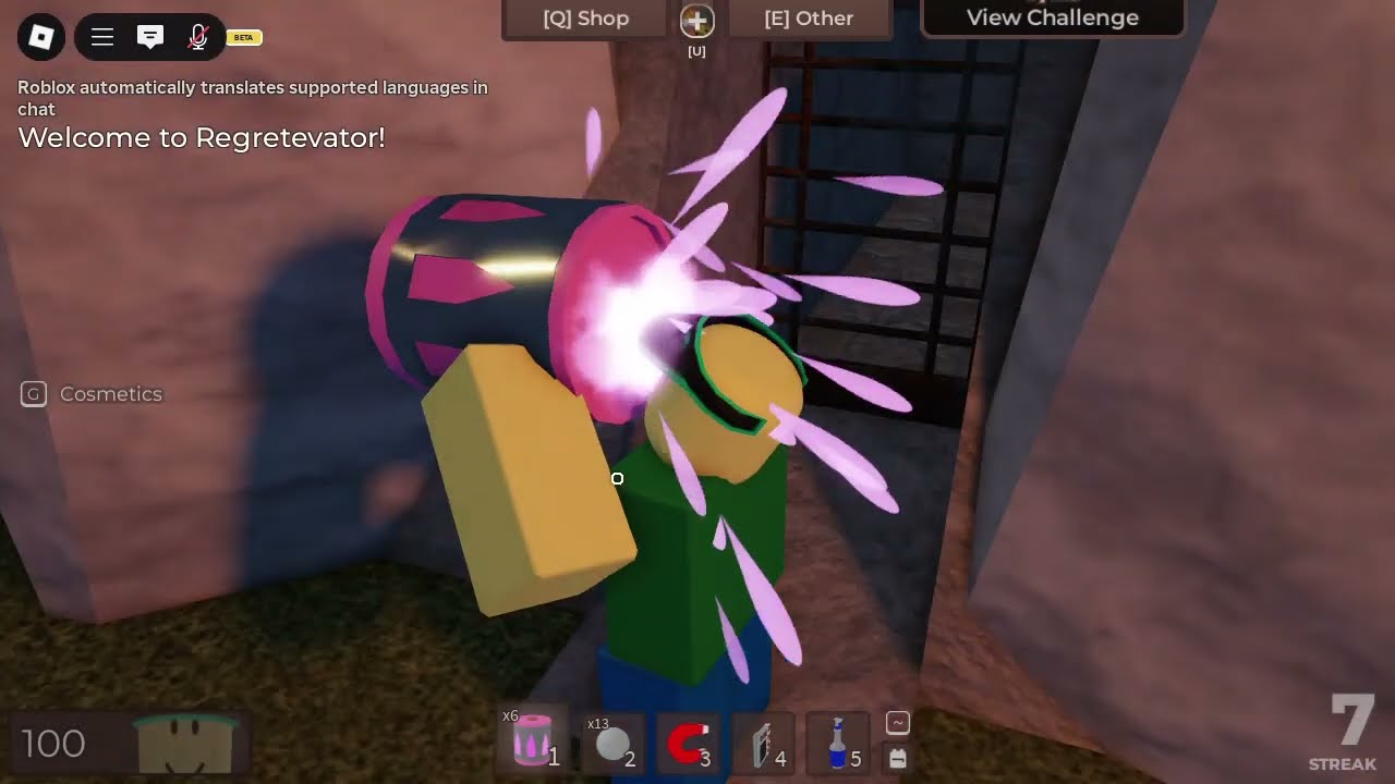 Regretevator: Lowering FOV to get 