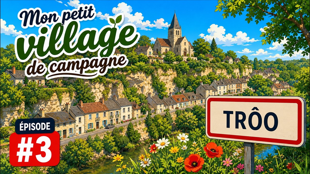 Mon petit village de campagne épisode N°3: Trôo (41) situé Nord-Ouest Loir-et-Cher.