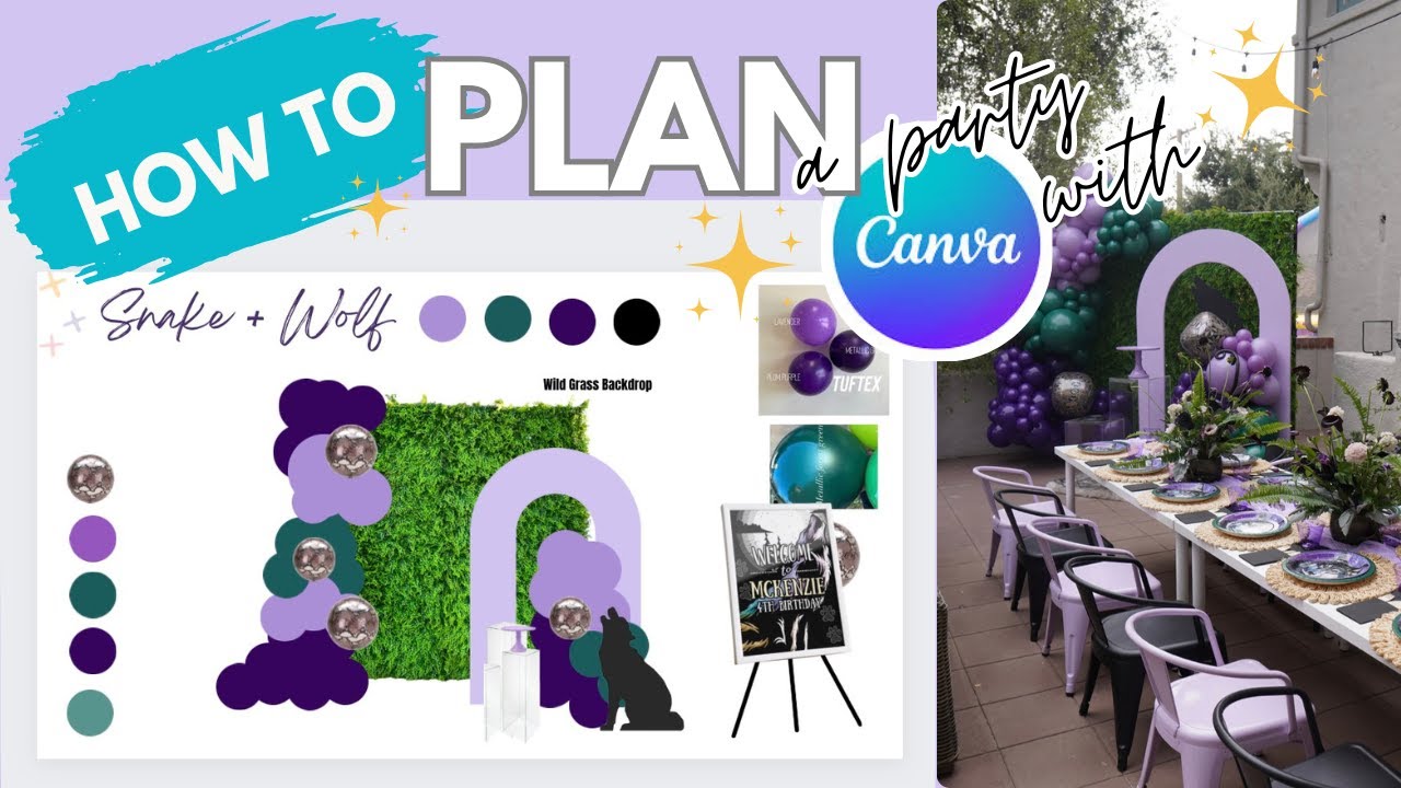 Planowanie przyjęć 101 💻 | Jak tworzyć tablice inspiracji w Canva