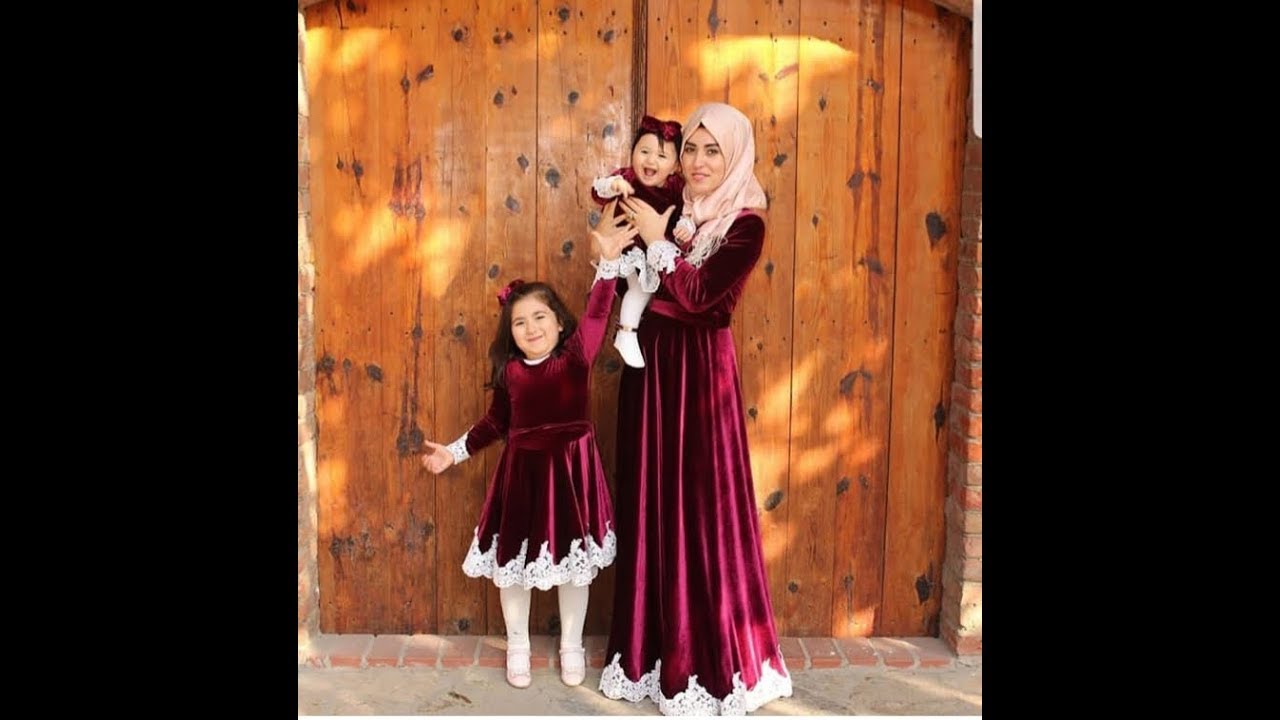 اجمل ملابس متناسقة للام واطفالها👗نفس الملابس الراءعة للام وبناتها