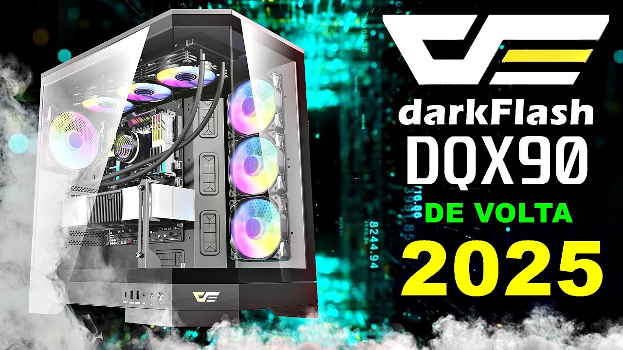 DARQFLASH DQX90 : Gabinete Gamer Aquário AIGO DQX90 DarkFlash