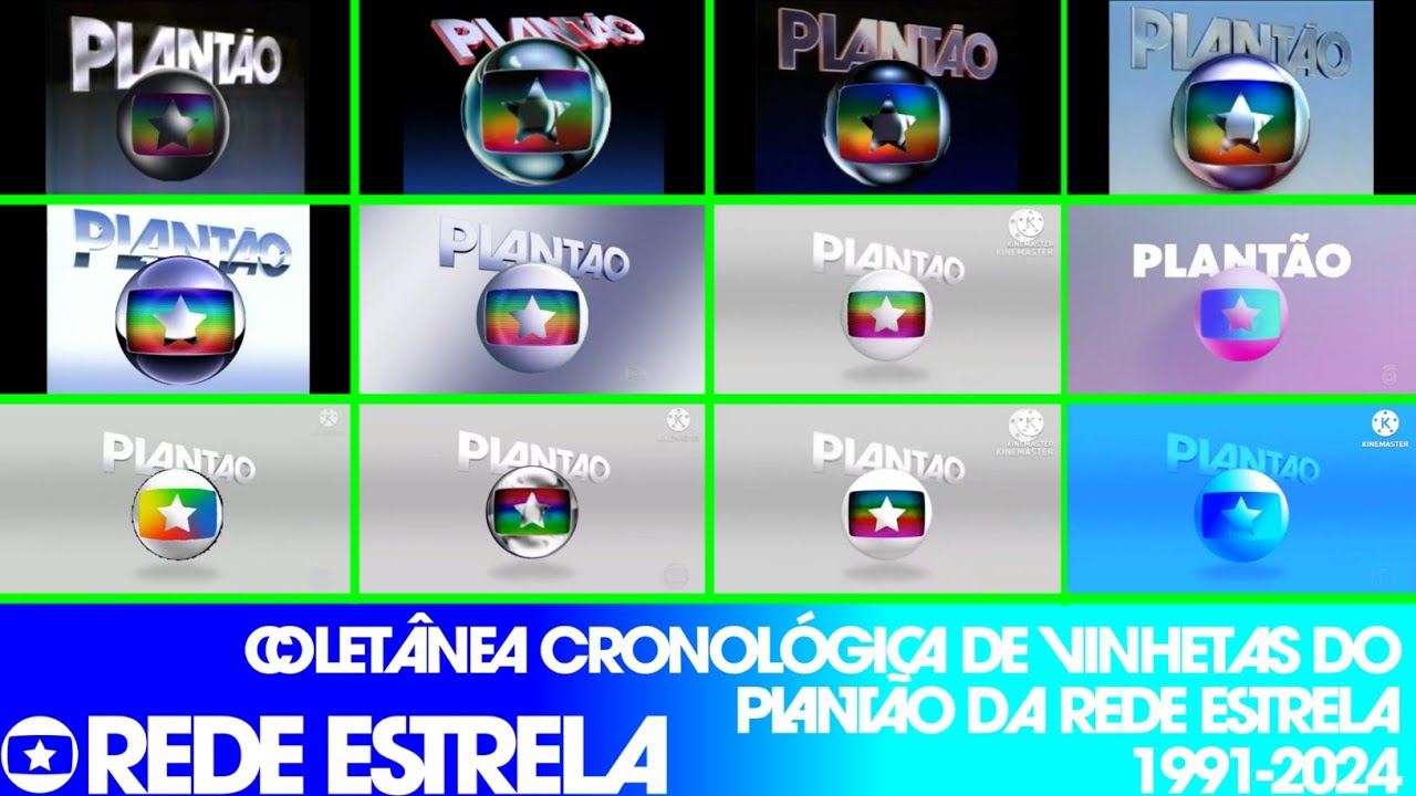 Coletânea Cronológica de Vinhetas do Plantão da Rede Estrela 1991-2024