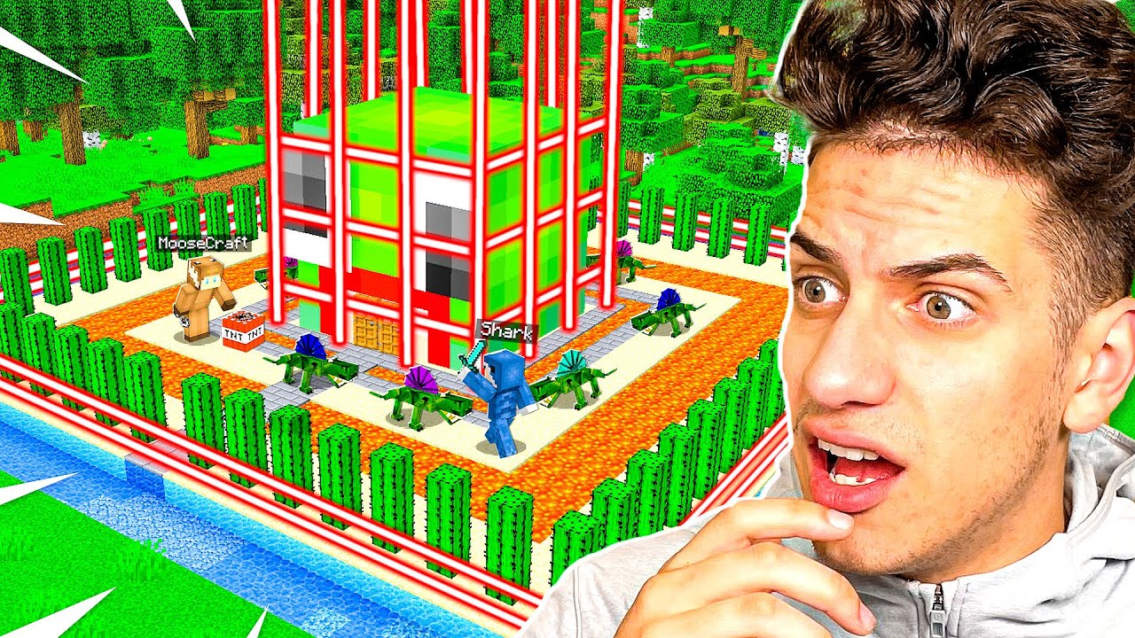 BREAKING into EVIL UNSPEAKABLE's MINECRAFT BASE! (SQUAD SMP #4)