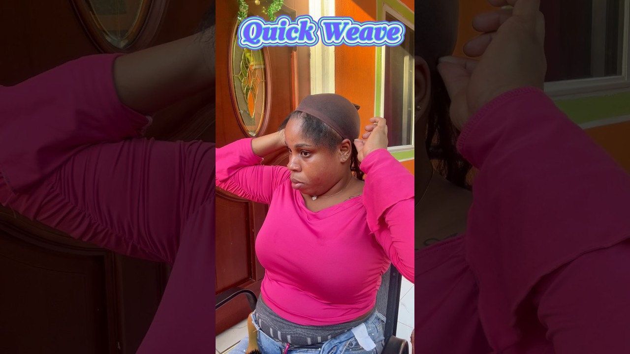 Real Jamaican Quick Weave DIY with me!
