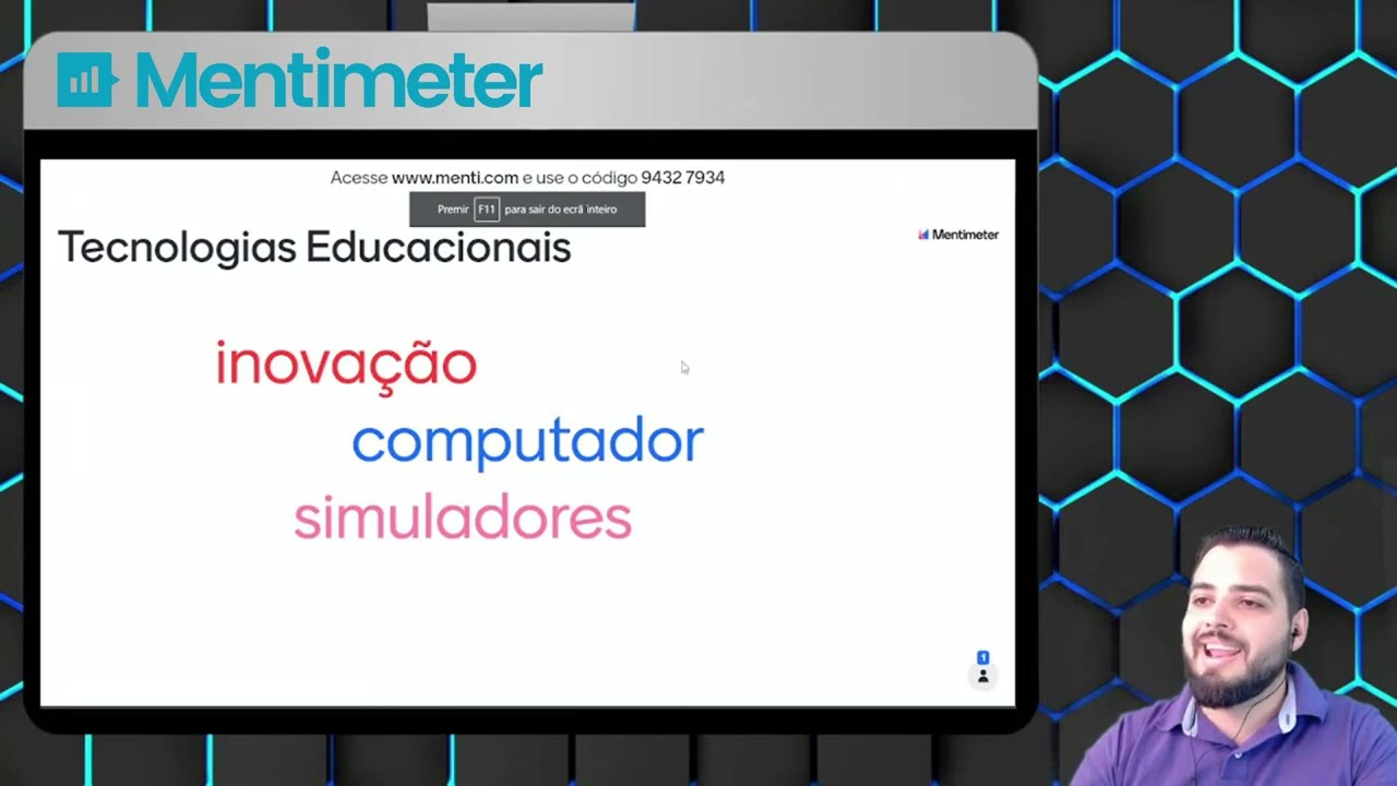 TUTORIAL 2024: O USO DO MENTIMETER COMO FERRAMENTA INTERATIVA PARA AULAS - NUVEM DE PALAVRAS.
