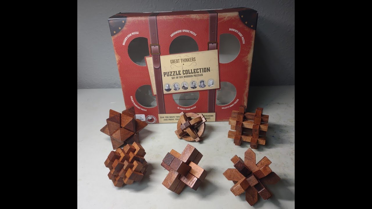 Great Thinkers Wooden Puzzle Set