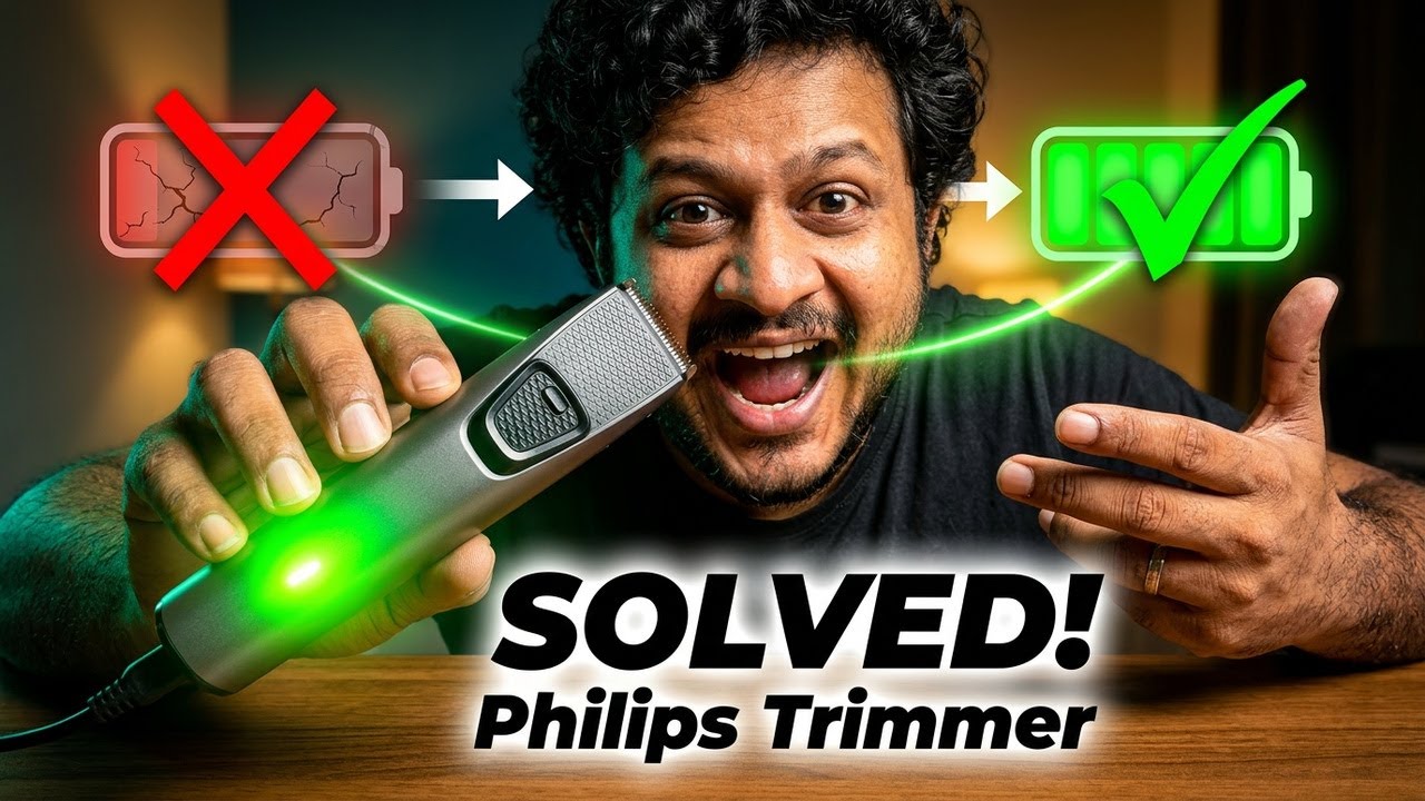 Philips Trimmer CHARGING PROBLEM Solved!
