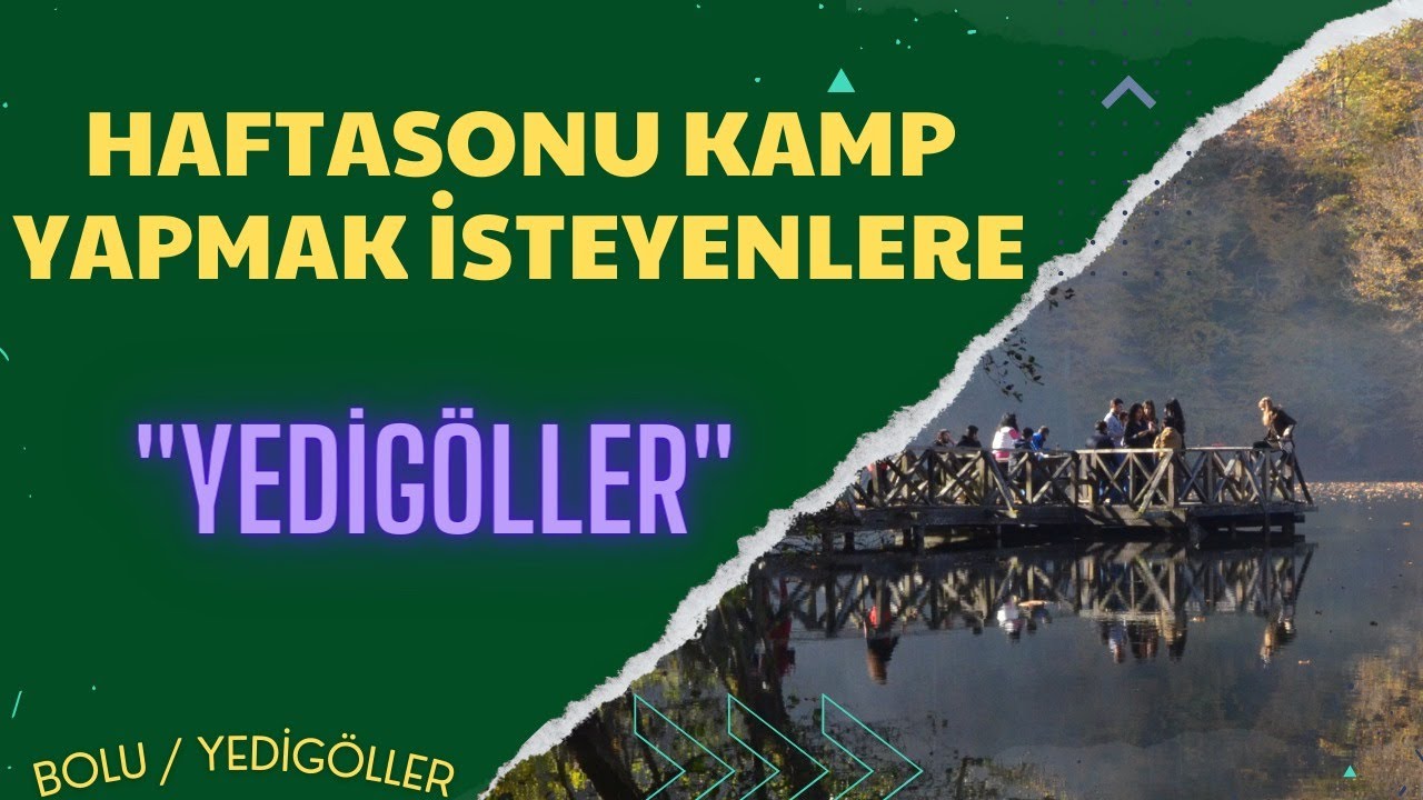 YEDİGÖLLER MİLLİ PARKINI GEZDİK 🌲🌲 (BOLU - YEDİGÖLLER) - Kamp yapmak için harika bi'yerdeyiz.