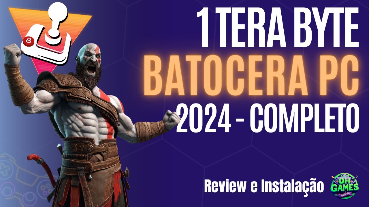 Batocera 1TB 2024 Completo - Flocabrocera Deck - Multijogos PC 64 Bits Review, Instala&ccedil;&atilde;o e Gameplay
