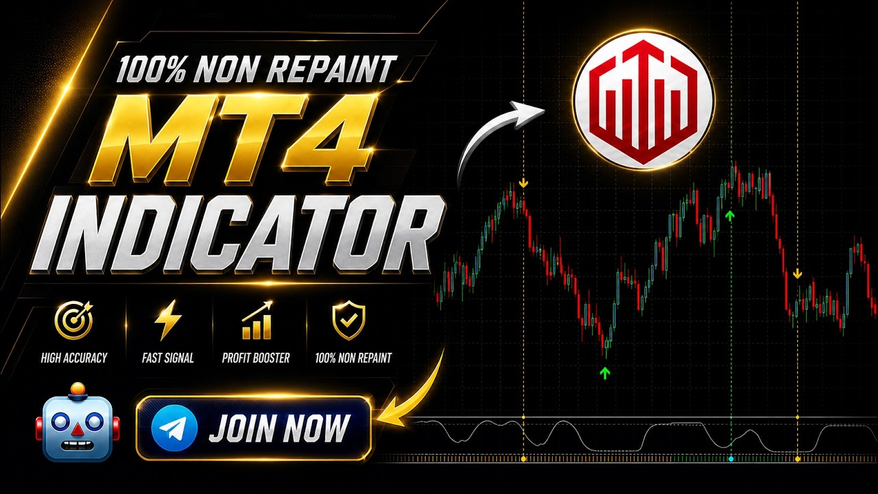 Secret FREE MT4 Indicator 🤫 | Non Repaint Buy & Sell Signals for Forex & Binary Trading 2026