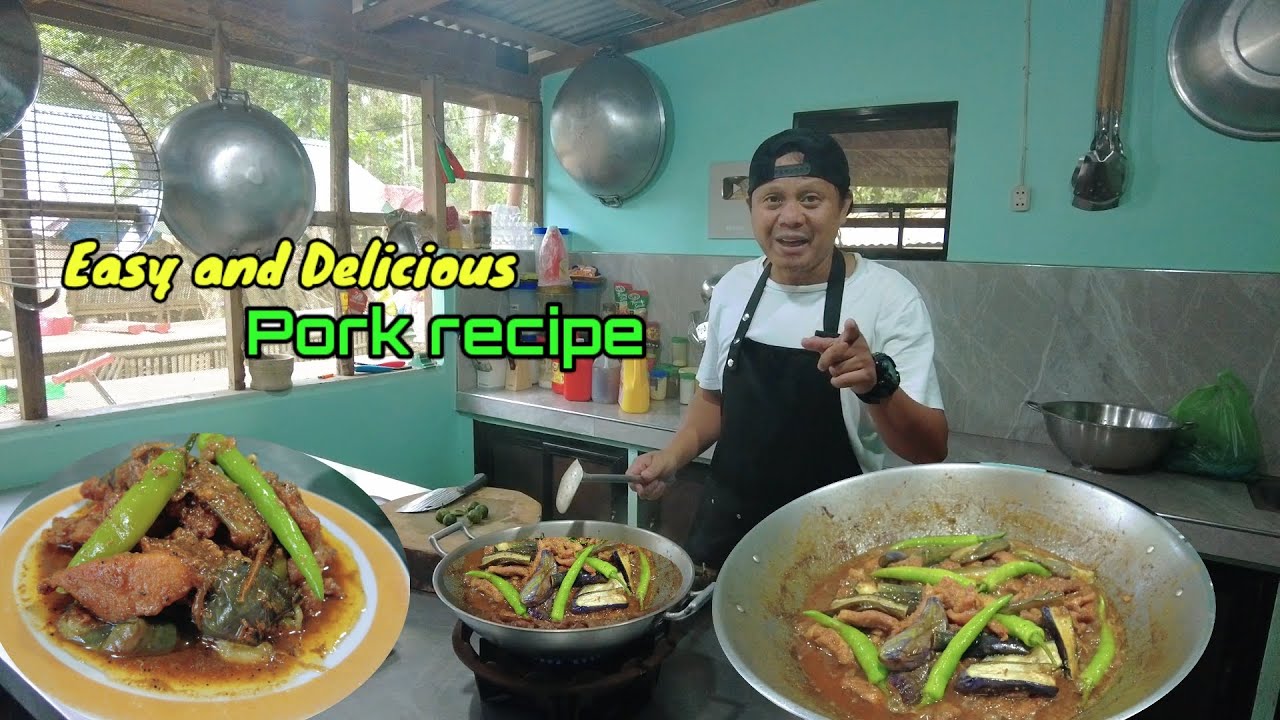 Binagoongan, pork and shrimp paste, Lutong Pinoy