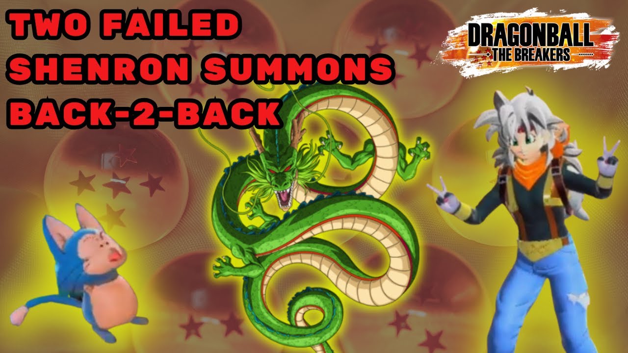Two FAILED Shenron Summons, Two WINS...Calculated!? | Dragon Ball: The Breakers
