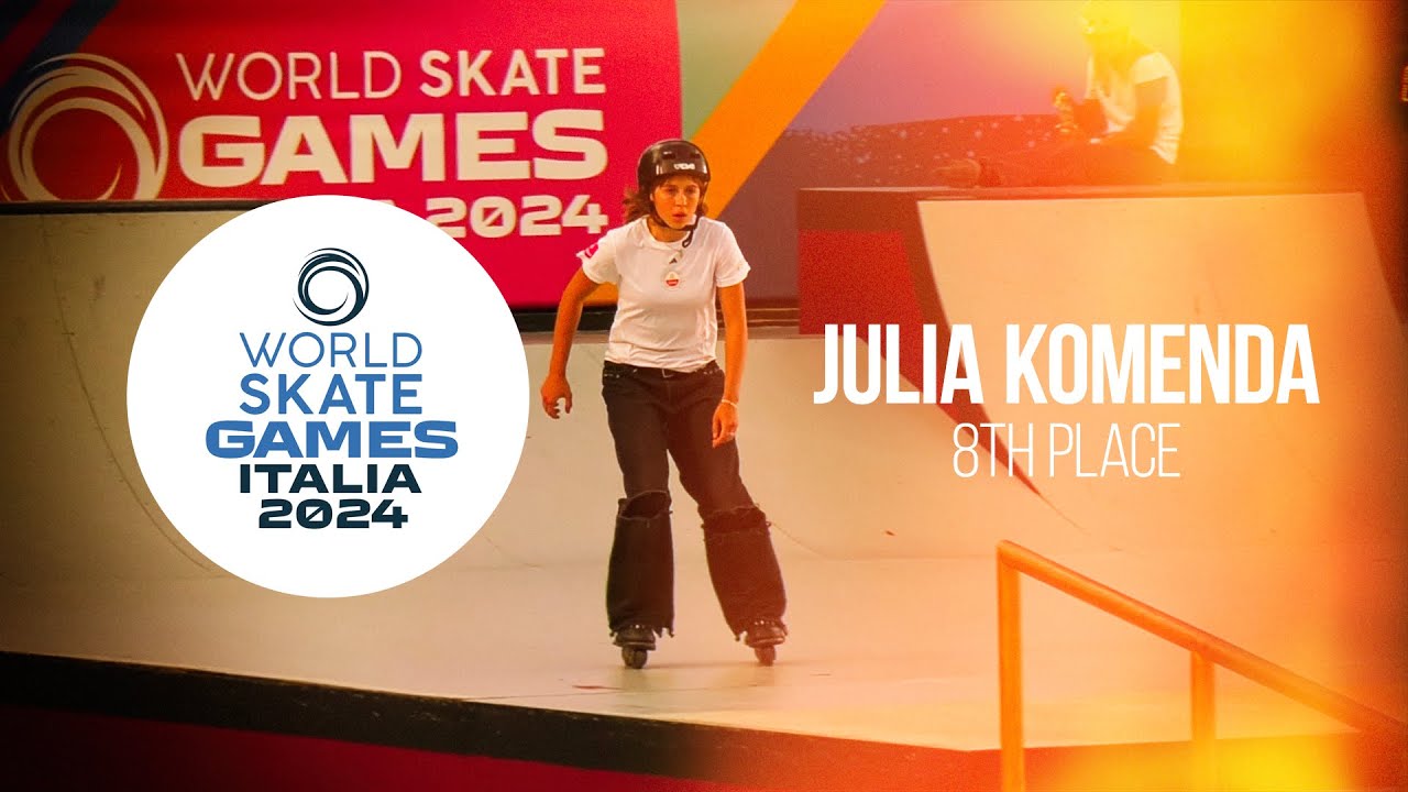 Julia Komenda (8th place) - Worldskate Championships Girl PRO - ROME 2024