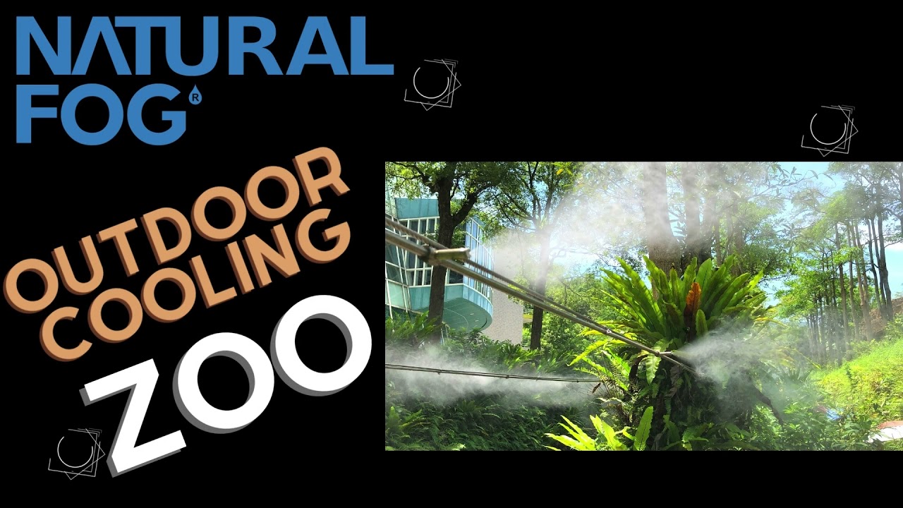 Natural Fog High Pressure Mist Nozzle - Zoo Outdoor Cooling