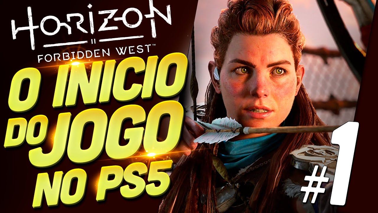 HORIZON: FORBIDDEN WEST - O INICIO DO JOGO ( Playthrough PS5 4K 60 FPS )