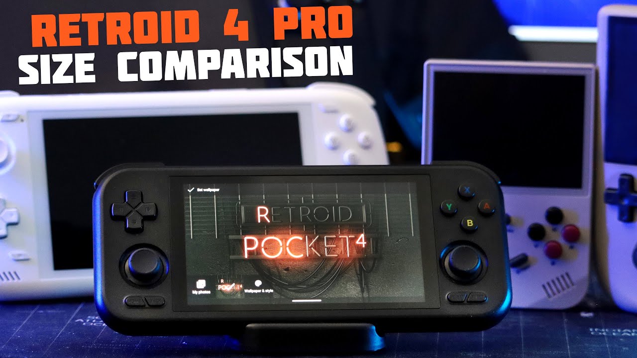 Retroid Pocket 4 Pro Size comparison