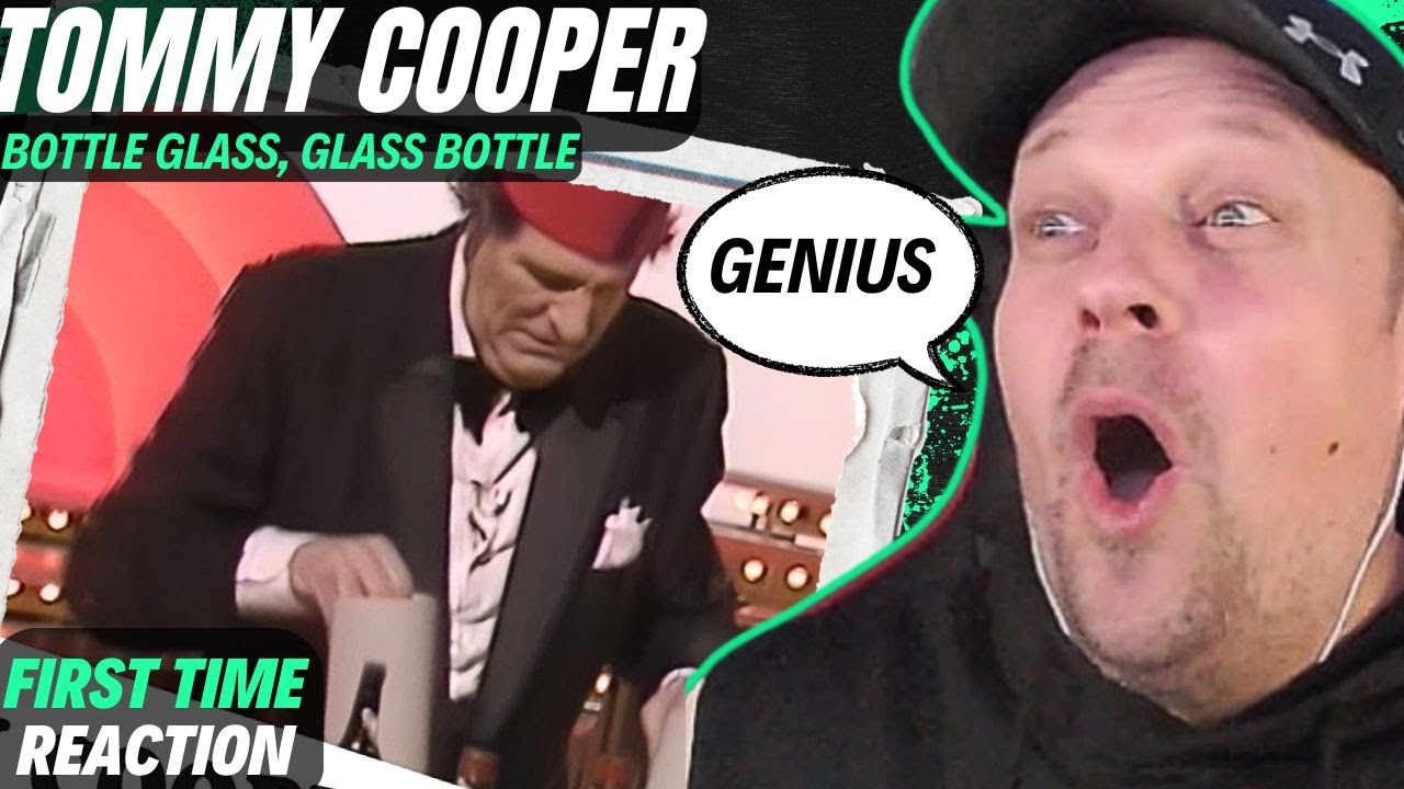 TOMMY COOPER'S Bottle Glass, Glass Bottle Trick is A 10 Out Of 10 [ Reaction ] | UK 🇬🇧