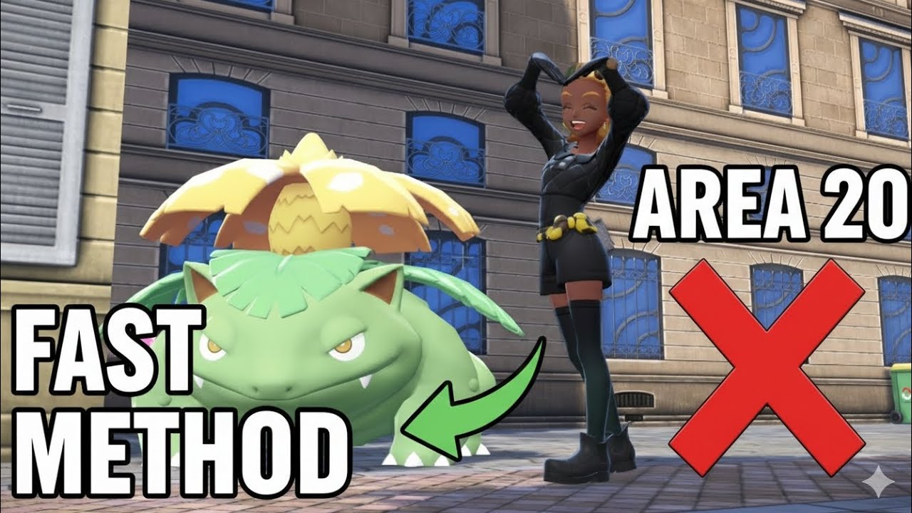 STOP using Wild Zone 20! How to get Shiny Venusaur FAST in Legends Z-A DLC