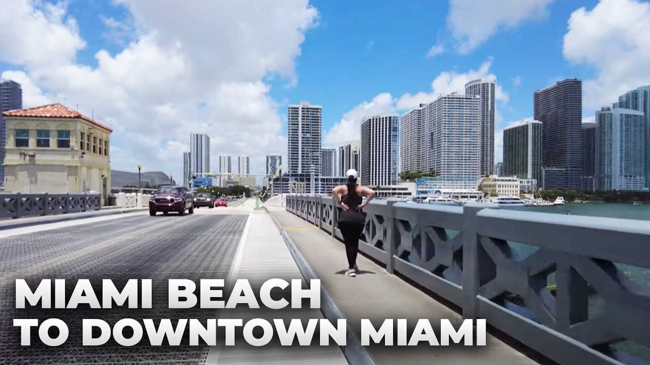 Miami Exploration : Miami Beach, Downtown Miami, Metromover Ride on July 4, 2022