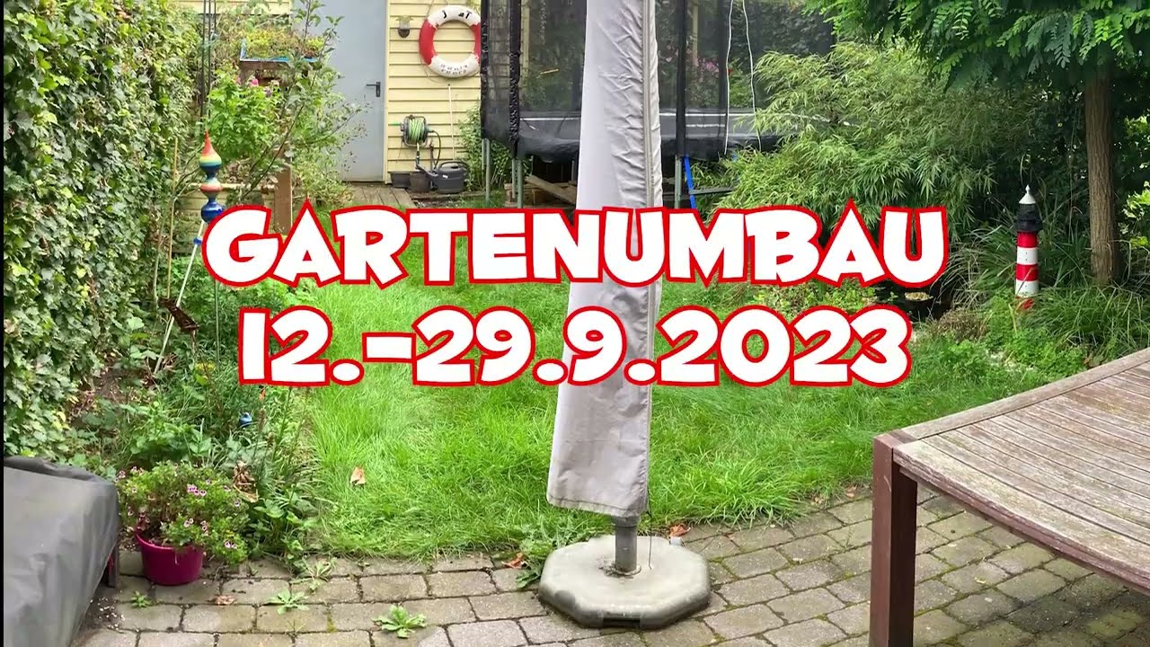 Gartenumbau