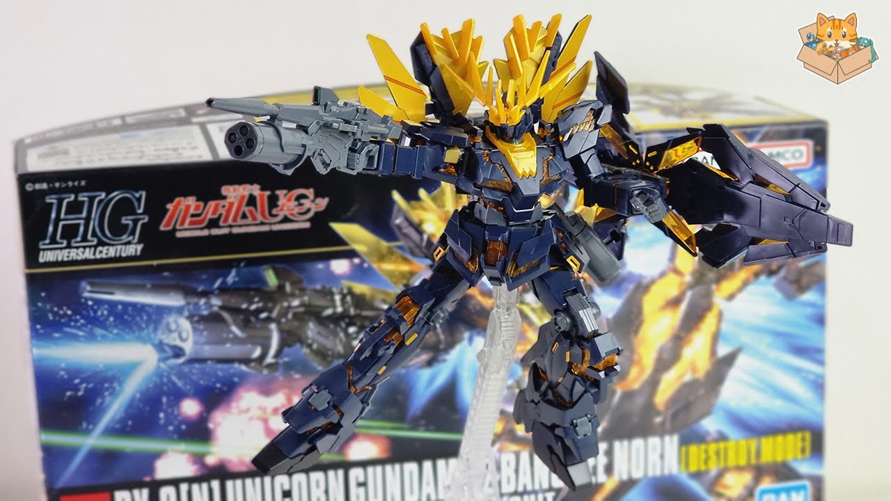 HG 1/144 UNICORN GUNDAM 02 BANSHEE NORN (DESTROY MODE) [BUILD]