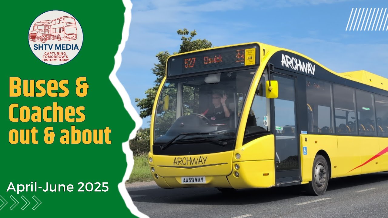 UK Bus Spotting Compilation | April to June 2025 at Various Locations