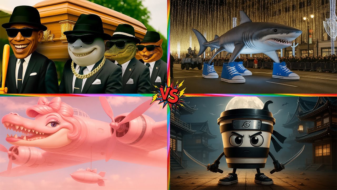 BRAINROT FOOTBALL🆚BRAINROT EXTINCTION🆚BRAINROT PARADE🆚ASSASINO - Tiles Hop EDM Rush!