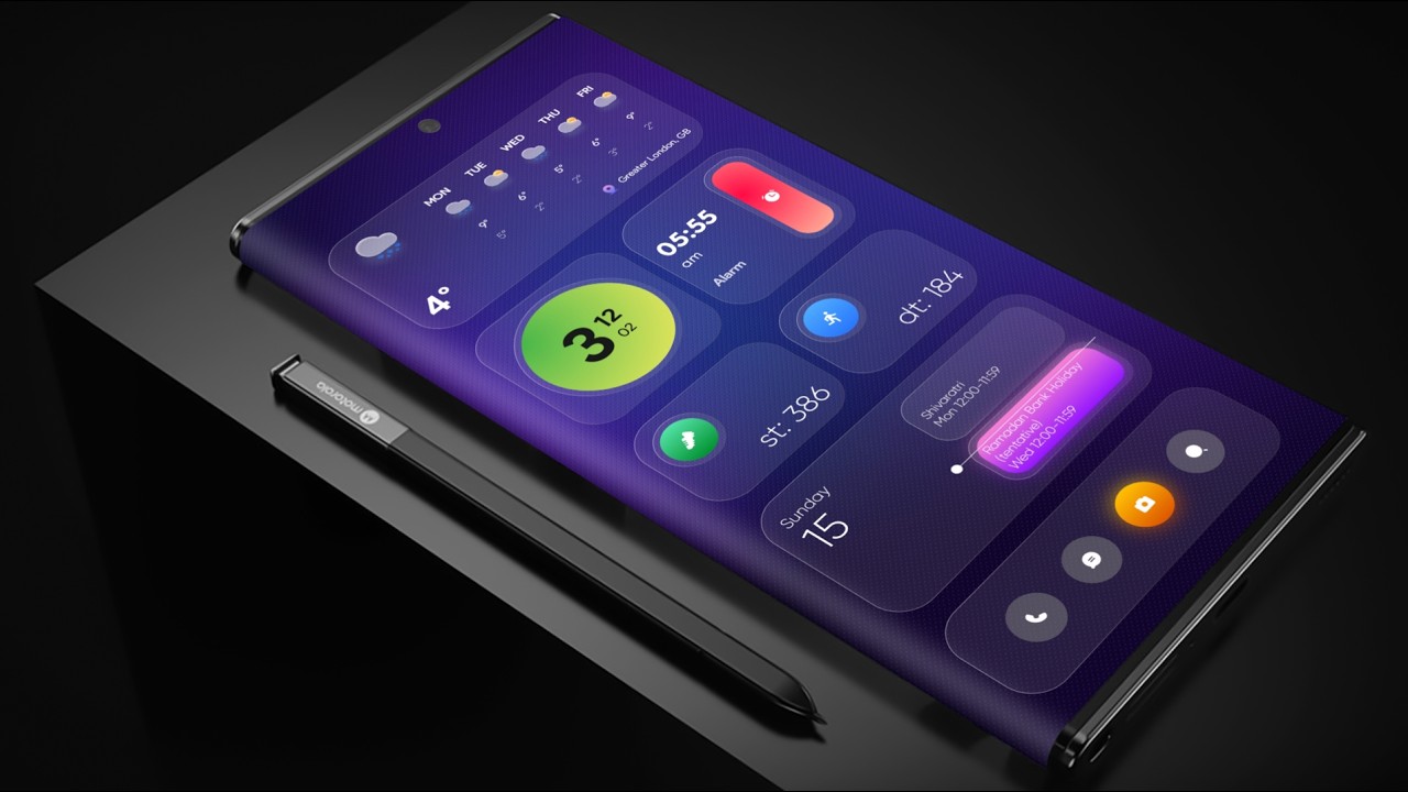 Purple Glass UI Setup | Clean Gradient KWGT (Nova Launcher)