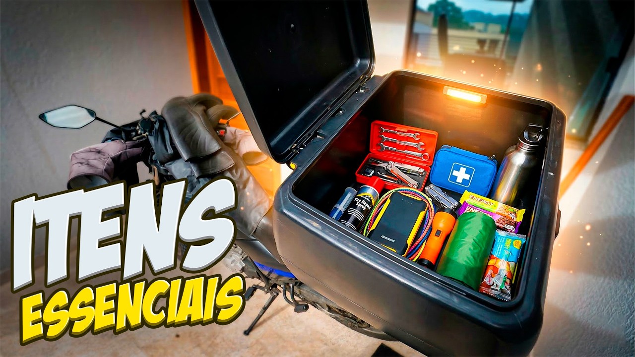 🧰 O Que Todo Motoboy Precisa Ter no Baú (Itens Essenciais!) 🏍️ + ROTINA DE ENTREGAS!