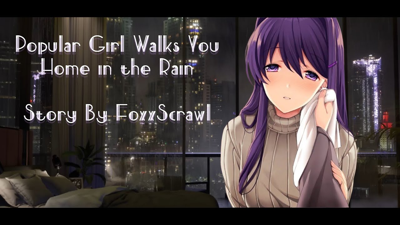 Popular Girl Walks You Home in the Rain - Soothing ASMR