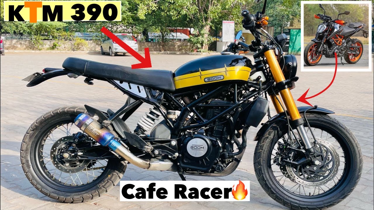 KTM 390 modified to Cafe Racer🔥 | ktm 390 modified | @Amazingcustom