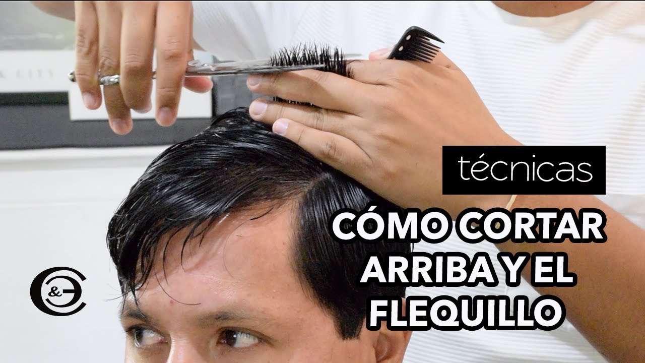 Como cortar arriba y como cortar flequillo hombre | Como cortar zona superior