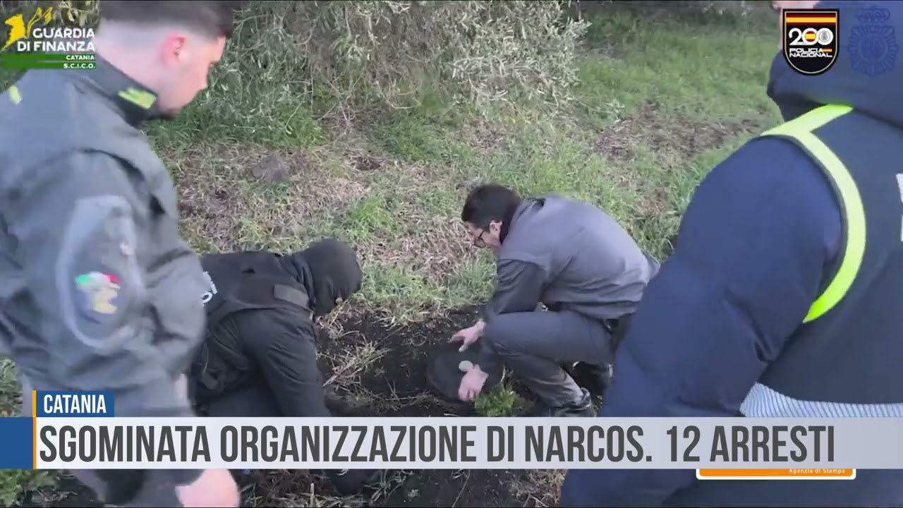 Catania: sgominata organizzazione di narcos. 12 arresti