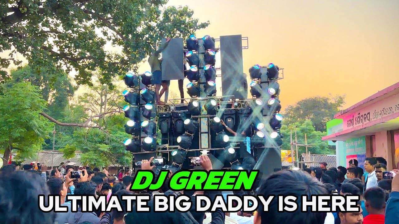 Dj Green New Display Setup Big Daddy Power Mahidharpur Roadshow Program Event Show Hiro Bhai Power 🔋