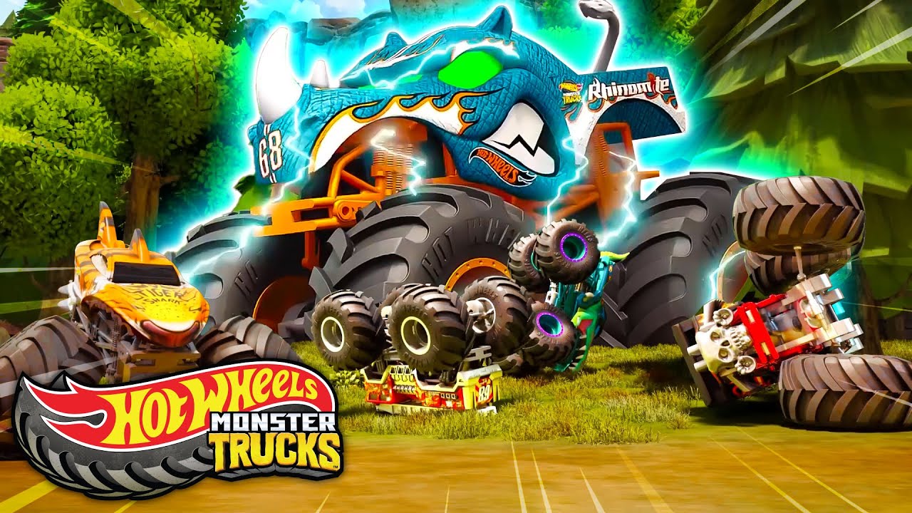 ¡Los Hot Wheels Monster Trucks Están Listos para Chocar y Destruir!