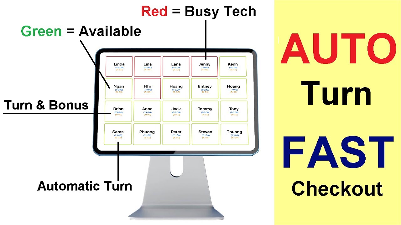 Lux POS System - FREE system for Nail Salons - Hệ thống quản l&yacute; tiệm Nails hiệu quả nhất
