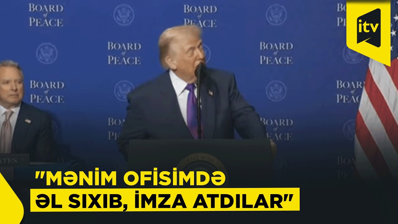 Tramp Prezident İlham Əliyevə və Nikol Paşinyana sülh yaratdıqlarına görə təşəkkür etdi
