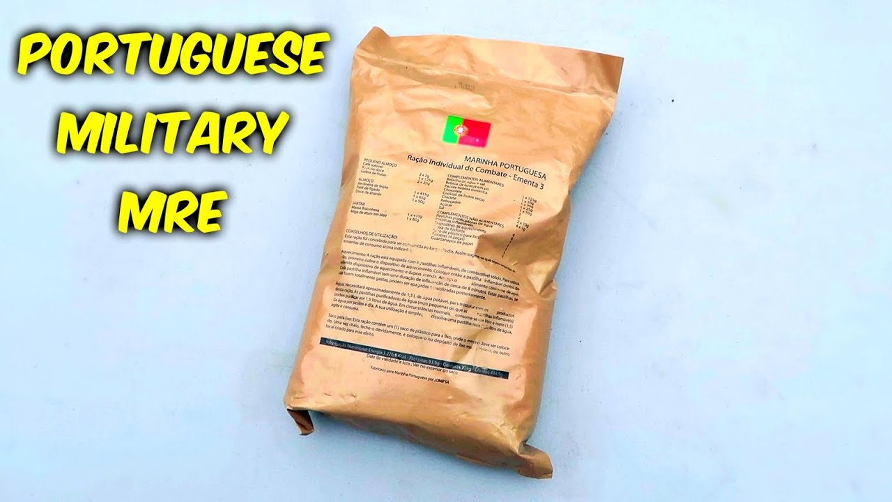 Testing Portuguese MRE Meal Ready to Eat