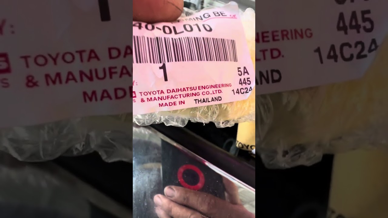 Toyota furtunner 2015 /change timing belt set kunting typs sa fake at orig na parts