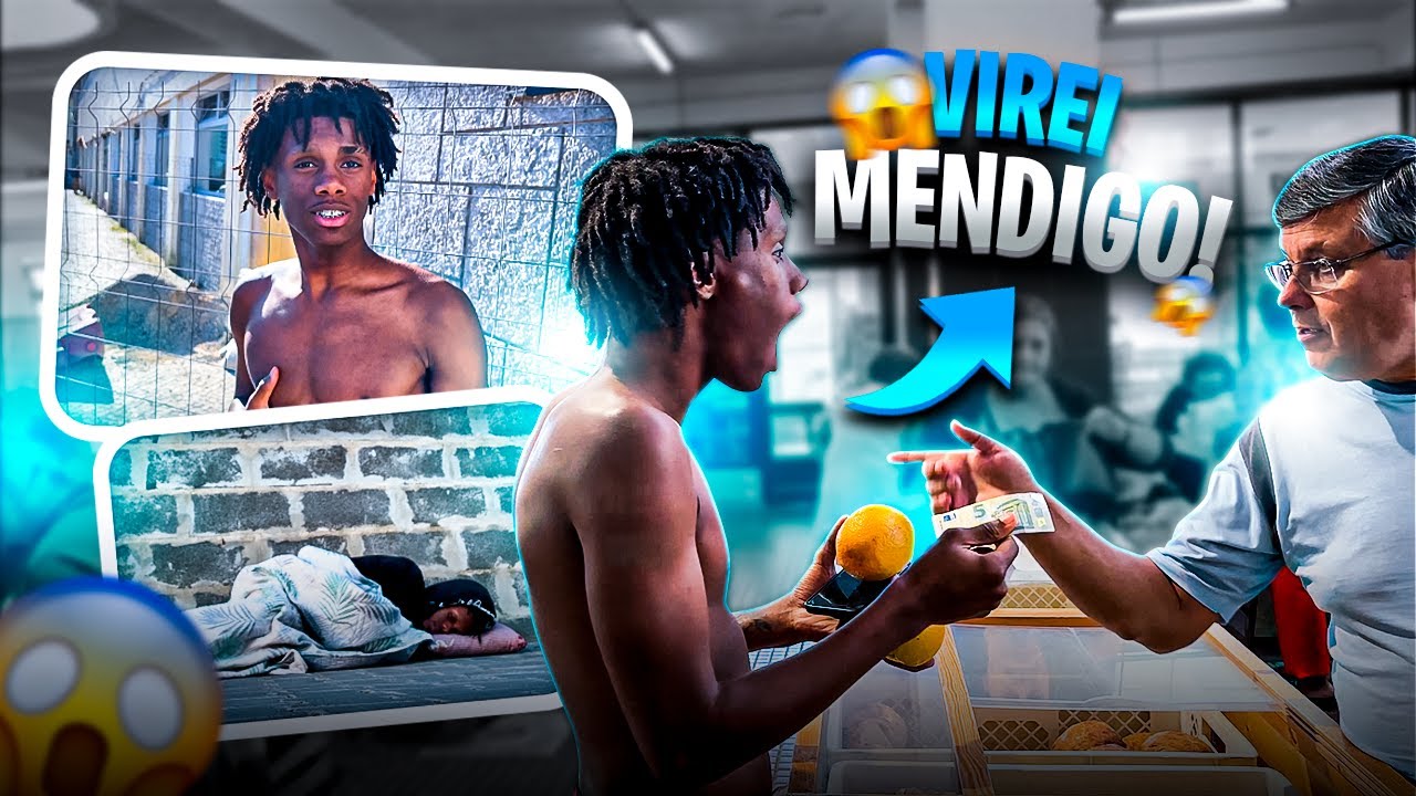 MORADOR DE RUA POR UM DIA | OTAN ME ABANDONOU EM PENICHE SEM NADA‼️