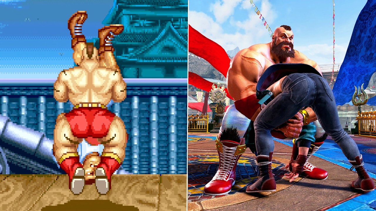 Evolution of Zangief's Screw Piledriver (1991-2026)
